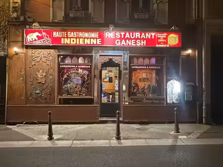 restaurant indien à vendre