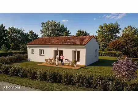 projet de construction d'une maison 70 m² avec terrain à quintenas (07)