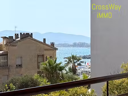 saint-raphaël triangle d'or t3 52m2 aperçu mer avec terrasse et garage