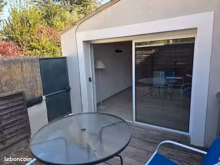 loue t2 meublé de 40m2 en rdc