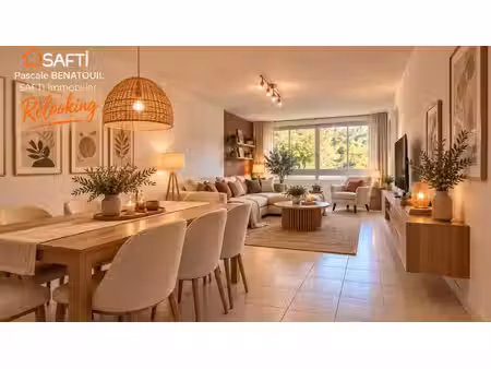 t4 soigné – loggia et vue sur le plateau
