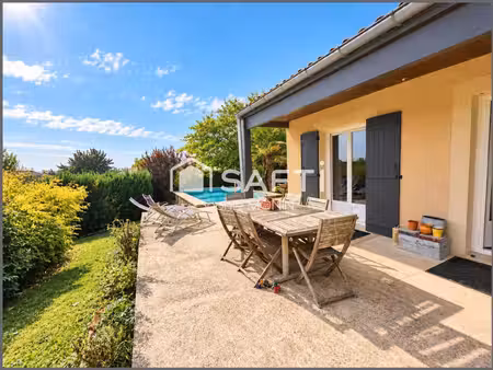 mâcon nord à saint-martin-belle-roche – maison de plain-pied avec piscine et jardin sans v