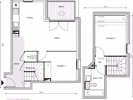 t3 duplex neuf tva 5 5% toulouse borderouge