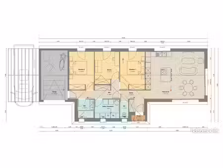 maison 93 m² toulouse