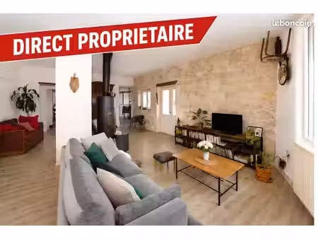 maison ancienne de 153 m² avec jardin de 493 m² – 3 chambres – cœur de village
