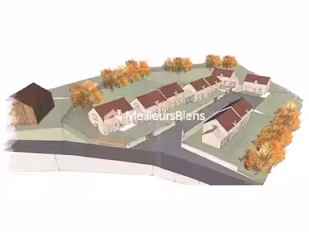 buhy (95) : terrain de 5 497 m² avec permis d'aménager 9 lots