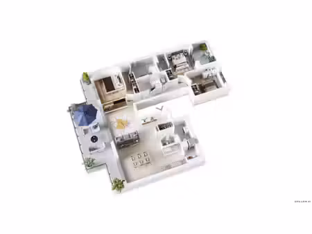vente appartement 4 pièces  107.21m²  saint