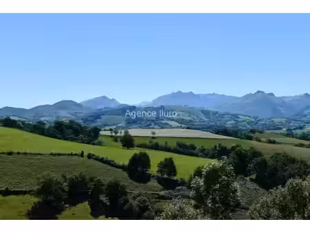proximite oloron - superbe maison contemporaine t4 de plain-pied avec vue extraordinaire..