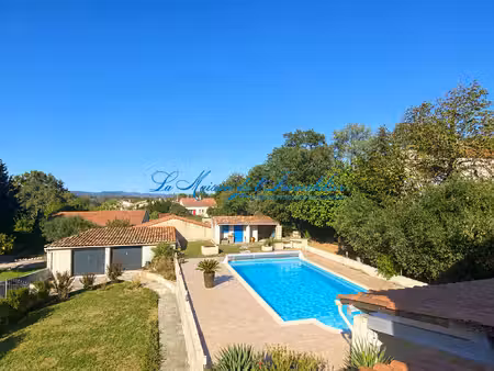 sud d'anduze  maison f7 avec double garage  piscine sur 2411