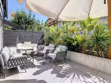 résidence 2019 - grande terrasse - 600 mètres rue d'antibes - garage double