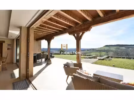 villa (2012) avec vue degagee sur cordes-sur-ciel - garage  piscine