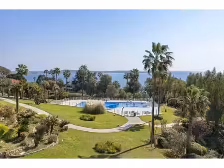 exclusivité – golfe-juan / cannes eden – vue mer panoramique – parking -piscine– tennis