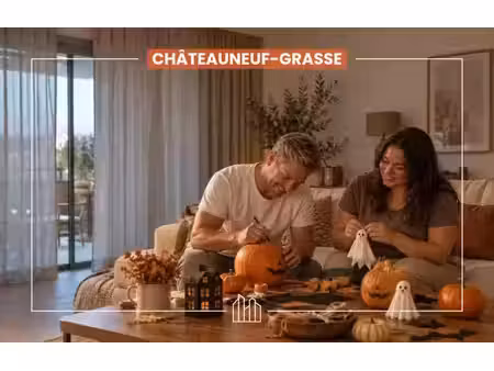 vente appartement neuf 3 pièces 60m2 châteauneuf-grasse - 226860 € - surface privée