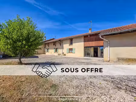 longère avec double garage et dépendances