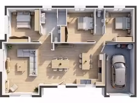 vente maison à plounéventer (29400) : à vendre / 97m² plounéventer
