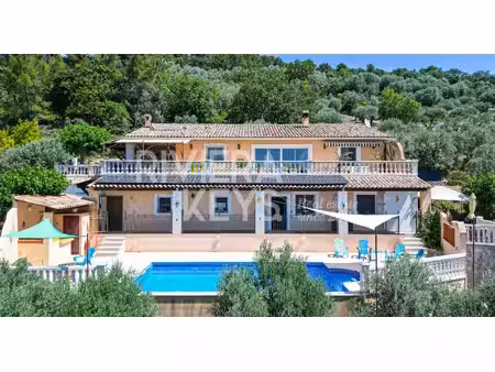callas : villa moderne avec vues magnifiques et appartement indépendant