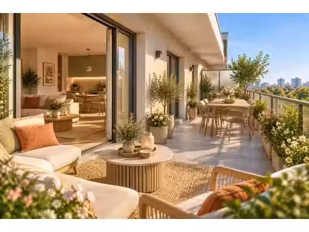 rare: superbe t4 avec grande terrasse baignée de lumière