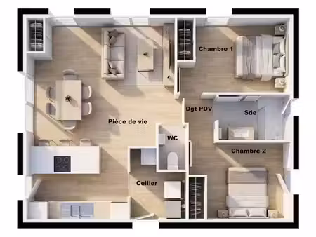 vente maison neuve 3 pièces 65 m² à plouénan (29420)  174 827 €