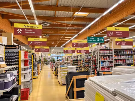 magasin de bricolage – 1 400 m² – activité pérenne depuis 1999 – ca stable – belle opportu