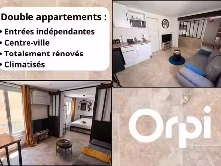 double appartement à vendre entrées indépendantes