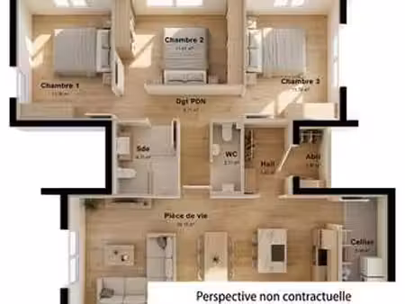 vente maison à brandivy (56390) : à vendre / 92m² brandivy