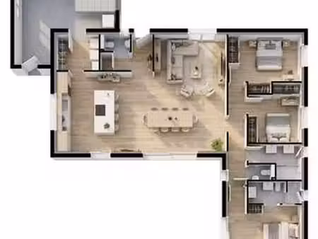 vente maison à ergué-gabéric (29500) : à vendre / 110m² ergué-gabéric