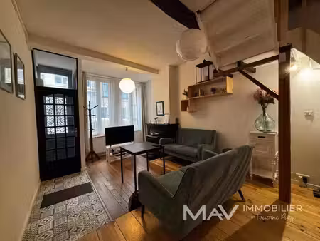 saint-omer - charmante maison meublee de 105m² - 3 chambres et une courette