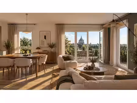 3 pièces de 60 m² avec balcon – proche centre-ville