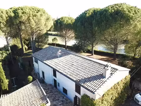 maison t5 avec double garage  vue sur le canal à castelnaudary
