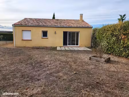 location pap  maison 80m2 sur 600m2 de terrain  au calme
