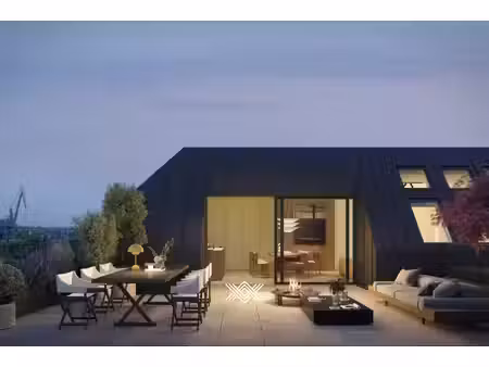 penthouse met drie slaapkamers en riant terras
