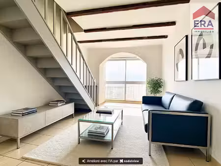 marseille 4eme - appartement t3 - traversant et vue dominante - quartier blancarde
