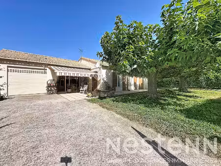 maison de plain-pied 108 m² sur beau terrain sans vis-à-vis avec garage et véranda