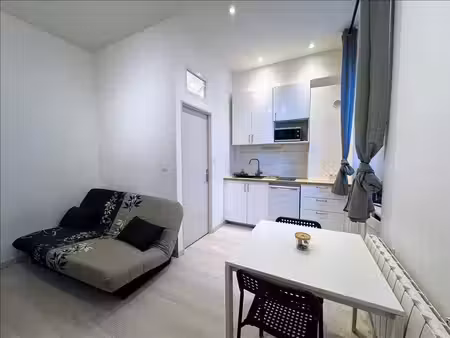 appartement - rdc - 18 61 m2 - 1 pièce - meublé