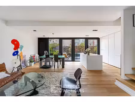 maison d'architecte avec piscine à asnieres sur seine - 139 m2 - 970000 €