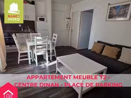 location appartement t1 meublé à dinan (22100) : à louer t1 meublé / 33m² dinan
