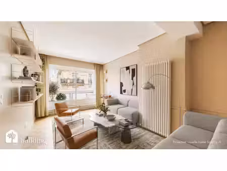 victor hugo porte dauphine paris 16e - appartement 2 pièces 50 m² avec 8 m² de balcon