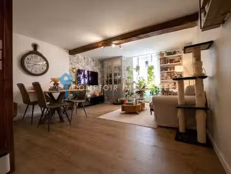 voiron centre - t3 duplex de 62 m2 carrez (70 m2 au sol)