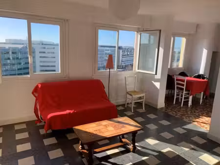 nice ouest - vue mer 3 pieces - parking