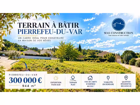 terrain a batir plat & plain sud