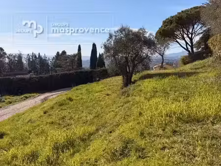 vente terrain à batir 1500 m² à grasse (06130)  440 000 €