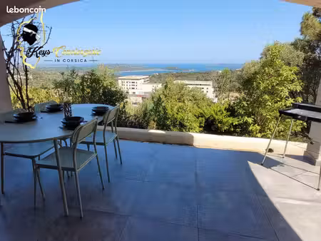 ◊ magnifique t3 de 50m2 meublé avec terrasse  piscine & vue mer (location période scolaire