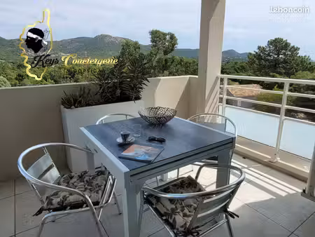 ◊ magnifique t2 de 47 m² meublé avec terrasse & vue mer imprenable (location période scola