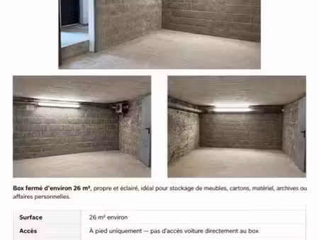 box stockage