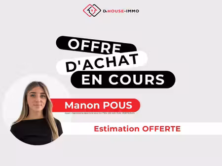 à vendre par manon pous dr house immo - appartement t4 de 75 m² terrasse plein sud 2 parki