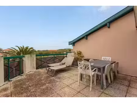 à vendre spacieux t2 avec grande terrasse  cave et place d