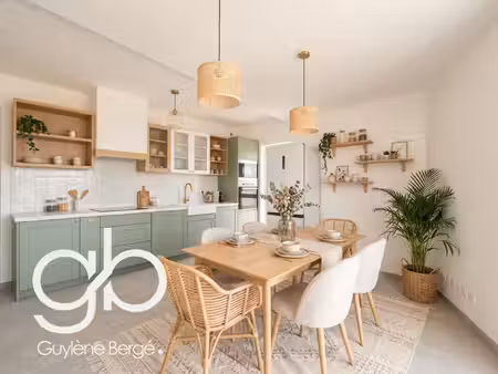 appartement t3 de 67m2 avec jardin  terrasse de 71.4m2 et pi