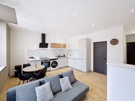 appartement t2 de 45 m2 meublé en rdc avec terrasse