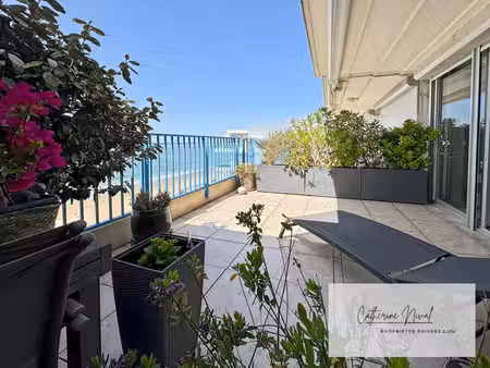 appartement face mer   traversant   garage  cave   la baule