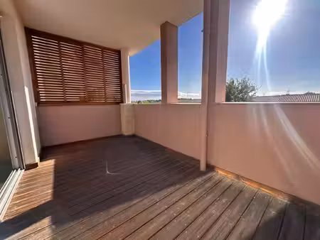 montpellier sud/ouest ovalie  beau t2 lumineux 50m² avec terrasse